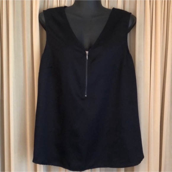 Beautiful Black Sleeveless XL Apt. 9 Blouse(NWOT) - Picture 1 of 11